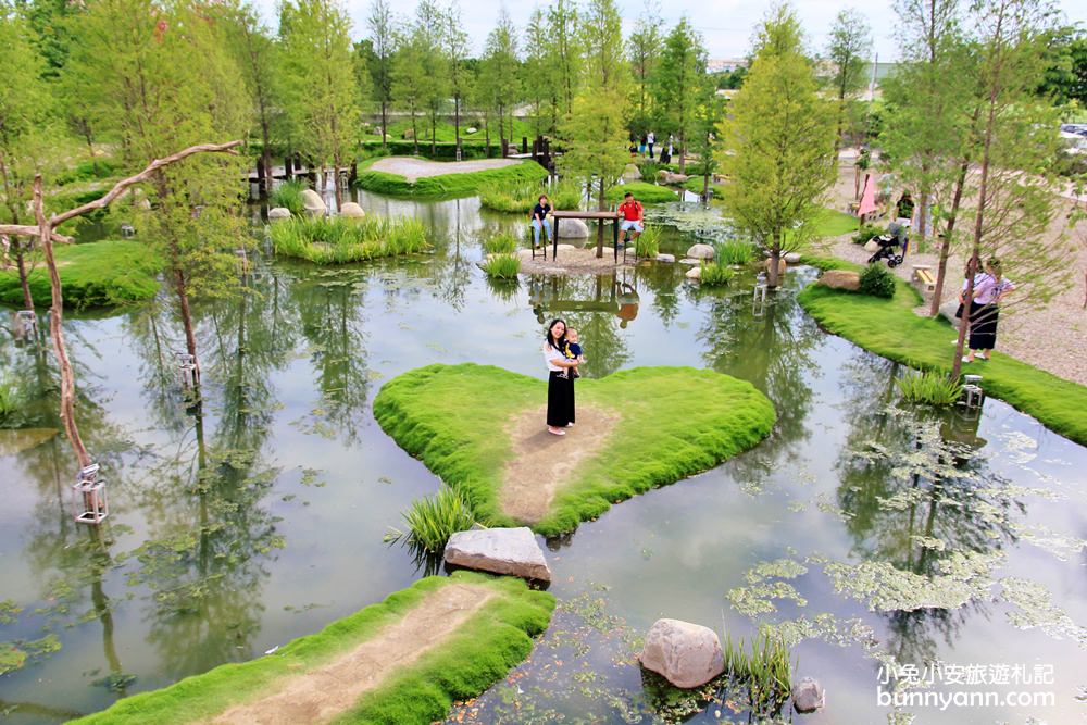 雲林新景點 | 走入明信片~澄香堂景觀餐廳，擁抱愛心綠色森林湖，最美時刻在此。