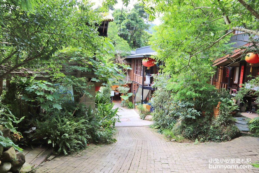 三義卓也小屋渡假園區，森林裡的小村莊，藍染DIY約會好去處