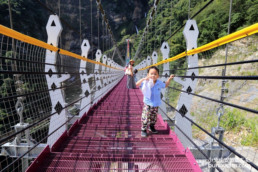 南投新景點》最強挑戰!超美雙龍瀑布七彩吊橋一日遊，雙層瀑布、遼闊山谷一次收錄~