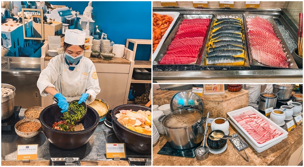 劍湖山飯店蔚藍西餐廳｜自助餐吃到飽價位與必夾菜色分享