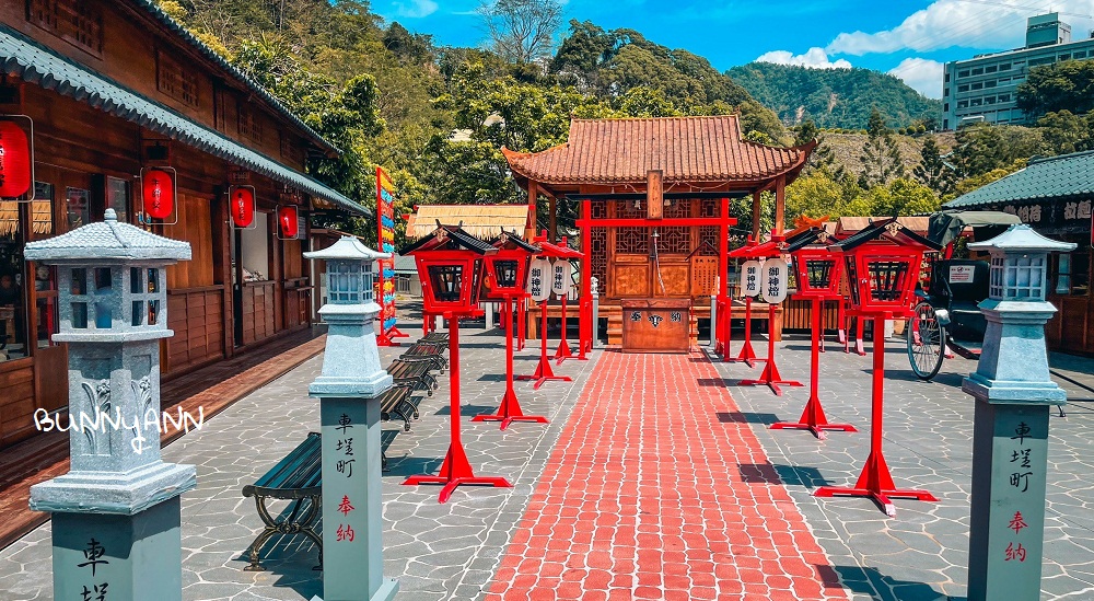 一秒飛日本「車埕町」南投水里美麗日本神社園區。