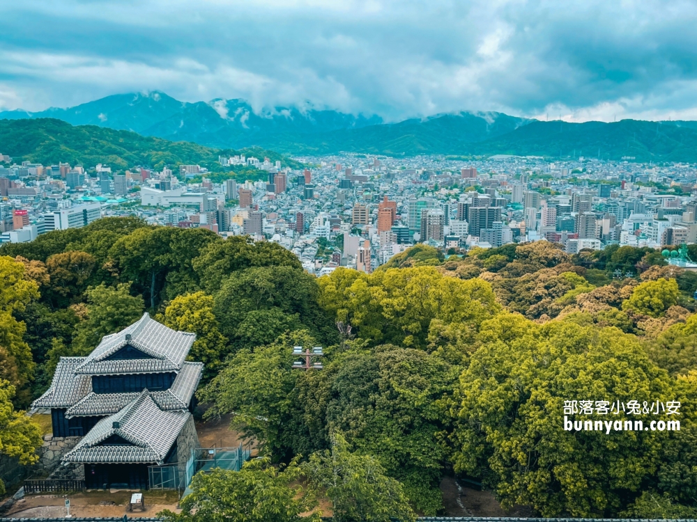 【松山城】日本四國愛媛縣最美山上城堡，如何搭纜車我教你方法