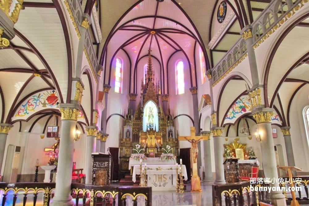 高雄前金玫瑰聖母聖殿主教座堂，美拍夢幻哥德式建築