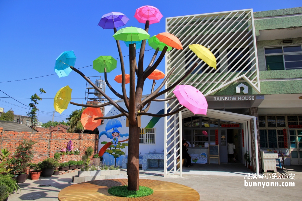 彩虹屋-卡里善之樹，美拍繽紛彩虹傘花巷，停車資訊整理