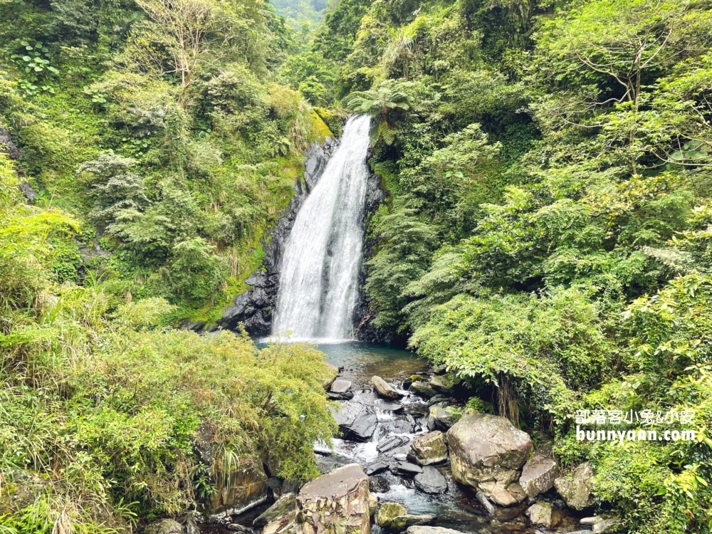 宜蘭新寮瀑布步道，最新環境介紹，第一層瀑布攻略