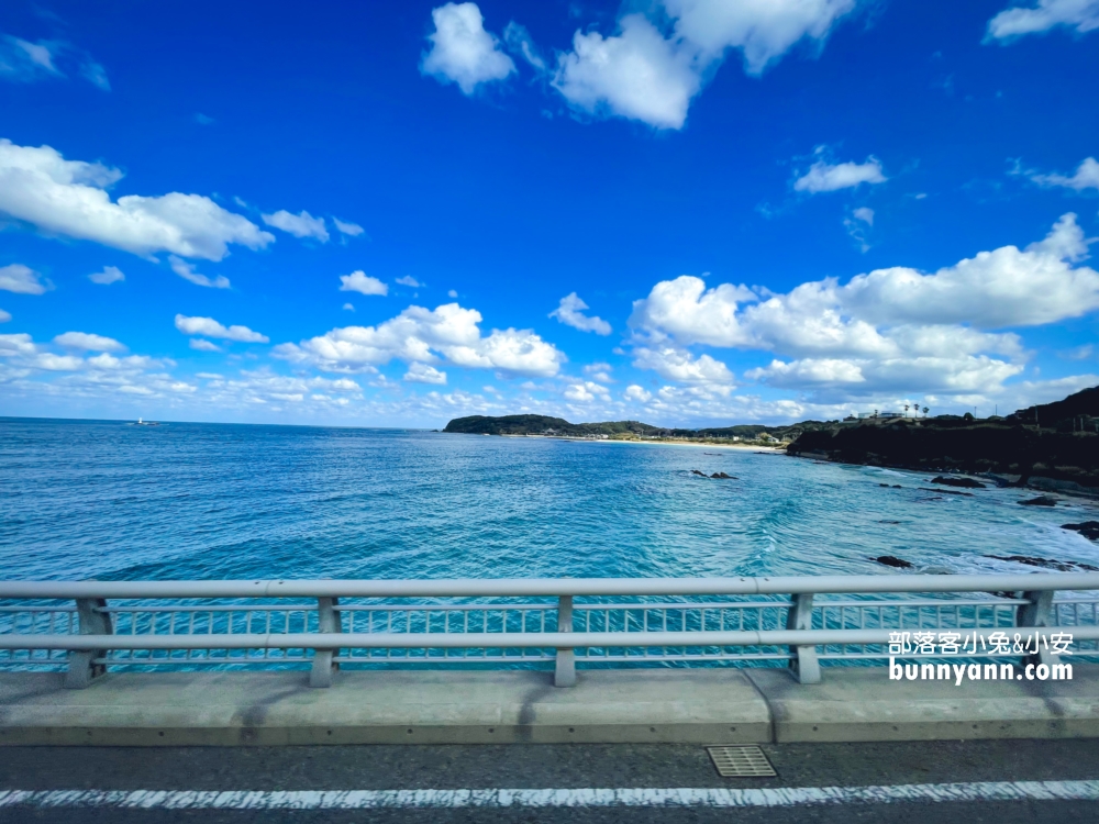 【角島大橋】景色超美的角島大橋展望台，和食処夢岬定食