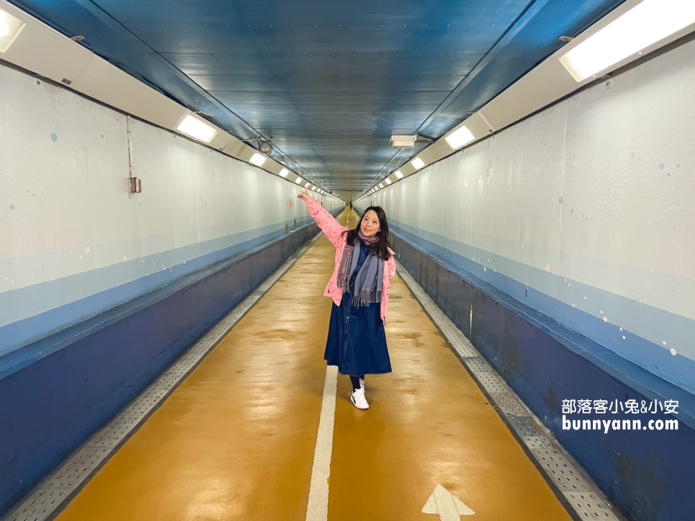 【關門隧道】門司港海底行人隧道，秒穿越山口到福岡!!