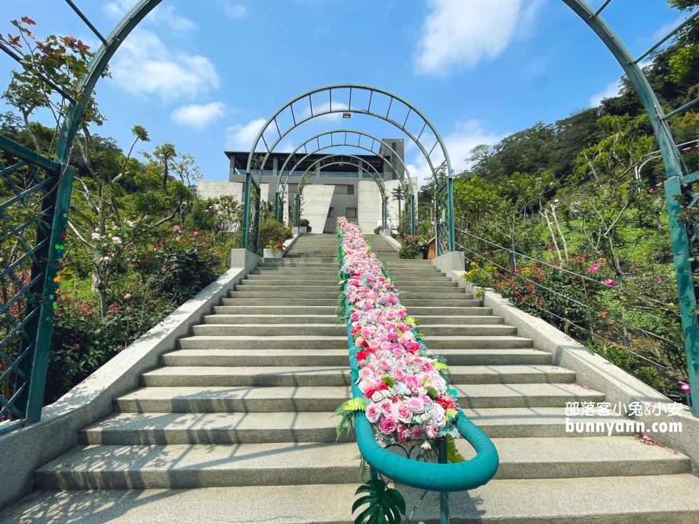 【雅聞七里香玫瑰森林】全台最大玫瑰花園，門票與餐廳介紹攻略