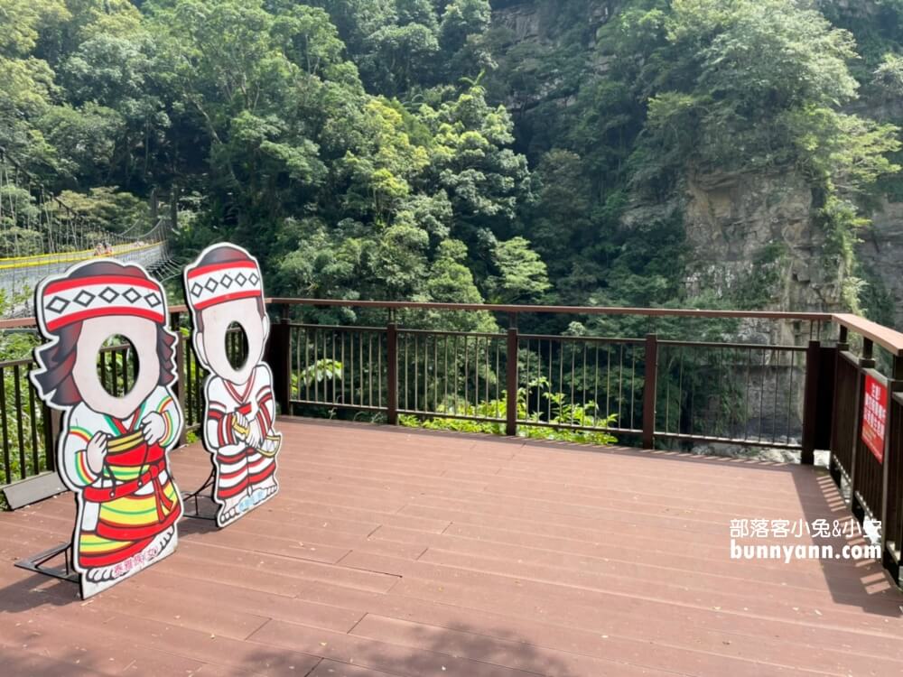 南庄【神仙谷瀑布】五分鐘漫遊瀑布吊橋，瀑布與山谷一次收錄