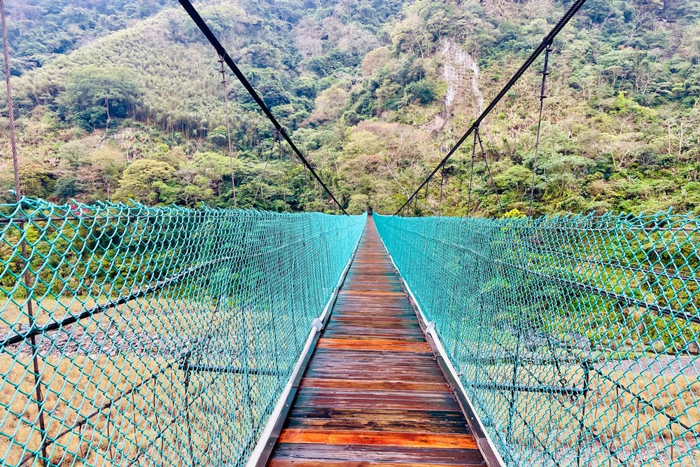 苗栗象鼻吊橋，漫步山壁古道，20分鐘輕鬆攻略賞景