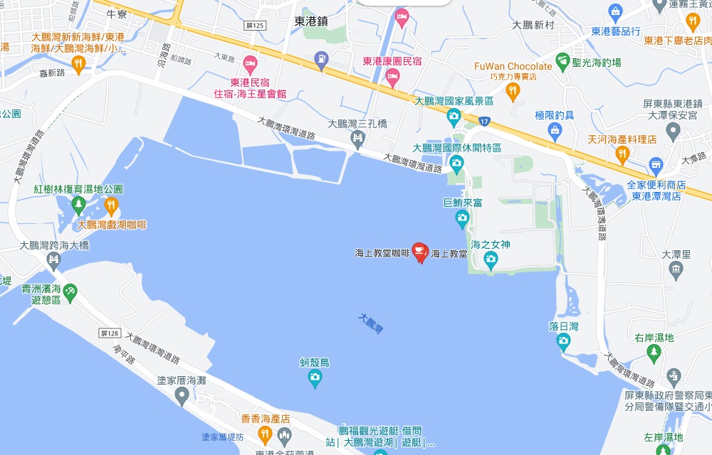 海上教堂咖啡｜大鵬灣超美拍照景點，開放時段與停車資訊