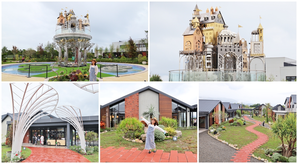 宜蘭赫蒂法莊園》夢幻漂浮空中城堡，歐洲風莊園、童話鏡池必拍場景